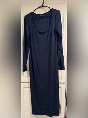 cider navy blue dress Blue Dresses